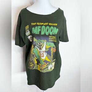 Green MF Doom Graphic T-Shirt
